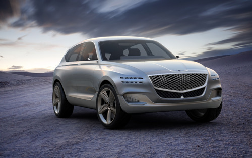 GENESIS reveals GV80 Fuel Cell Concept SUV at New York Motorshow