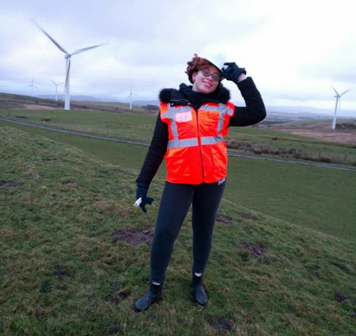 Aria participates in a Renewable Energy Training in Wales, United Kingdom.