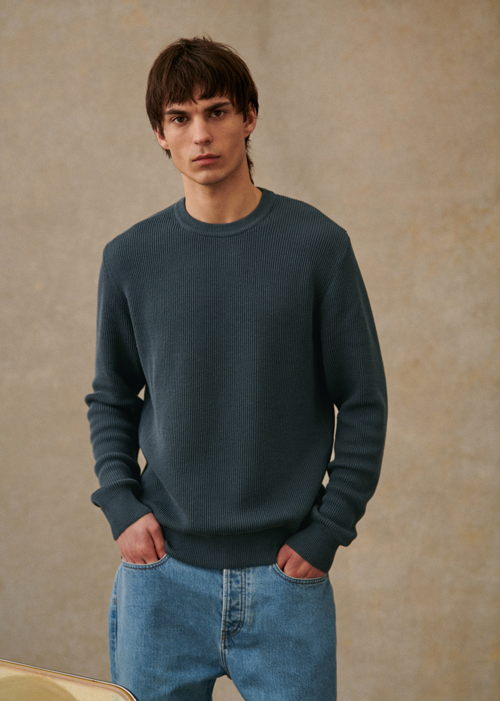Octobre Editions - Pull Elin Bleu Acier - 95€