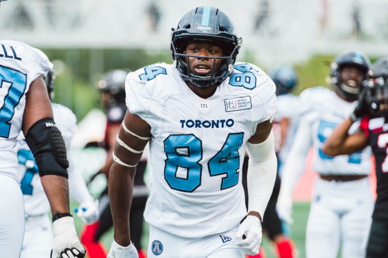 NOEL WITH THE TORONTO ARGONAUTS : PHOTO COURTESY - TORONTO ARGONAUTS