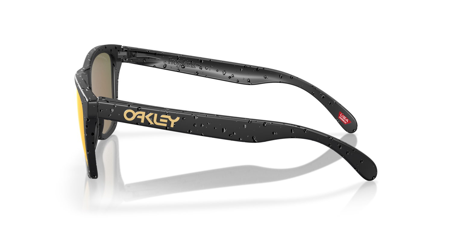 OAKLEY LUNAR NEW YEAR FROGSKINS MATTE BLACK CLEAR TACTILE GLOSS WITH PRIZM RUBY (4)