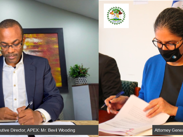 Belize Government Signs Development Cooperation Agreement with APEX for Digital Transformation of Courts in Belize