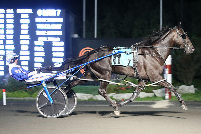 Monte Miki and driver Scott Zeron winning the 2021 Metro Pace. (New Image Media)