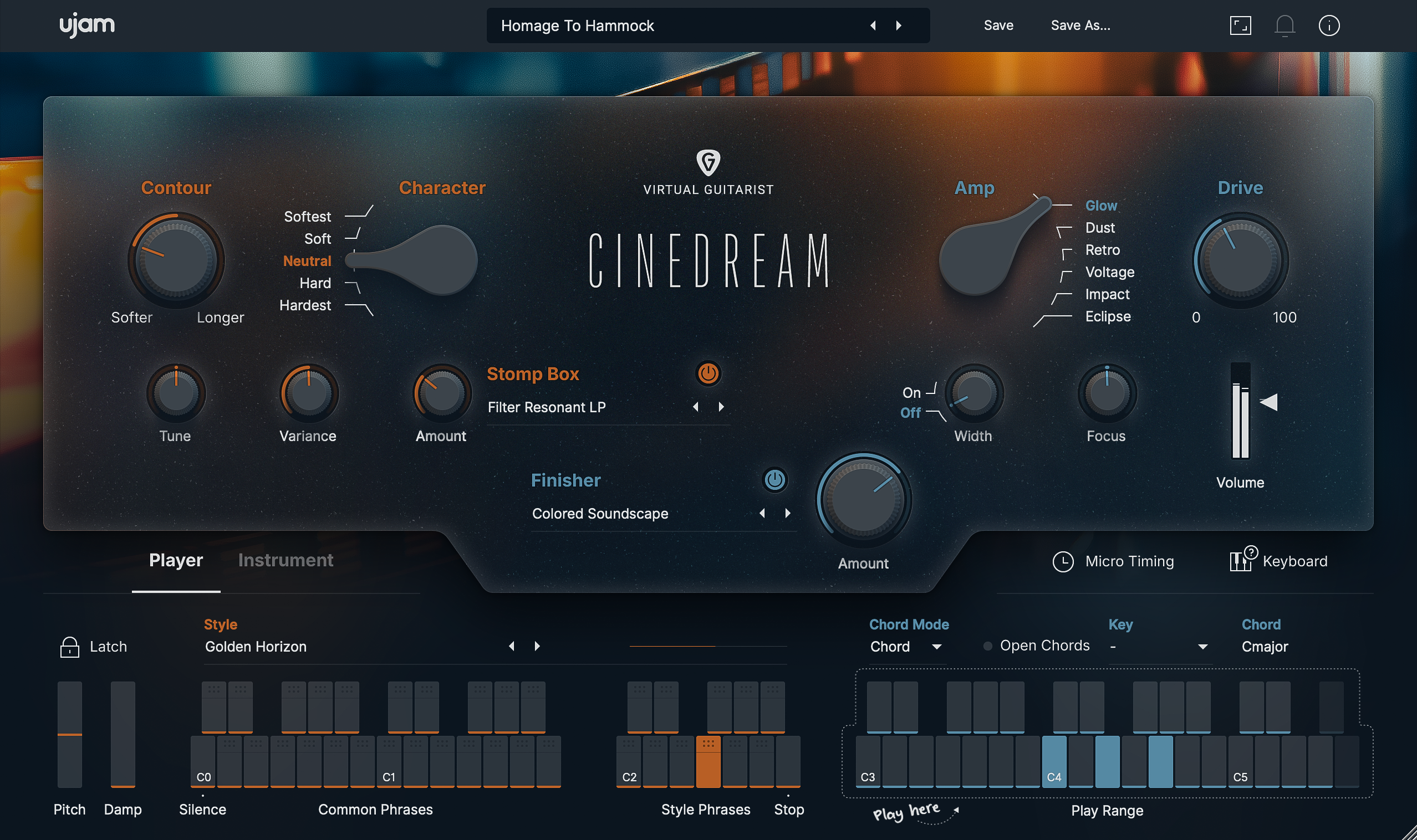 UJAM Introduces CINEDREAM: Ambient Guitar for Cinematic Sound Design