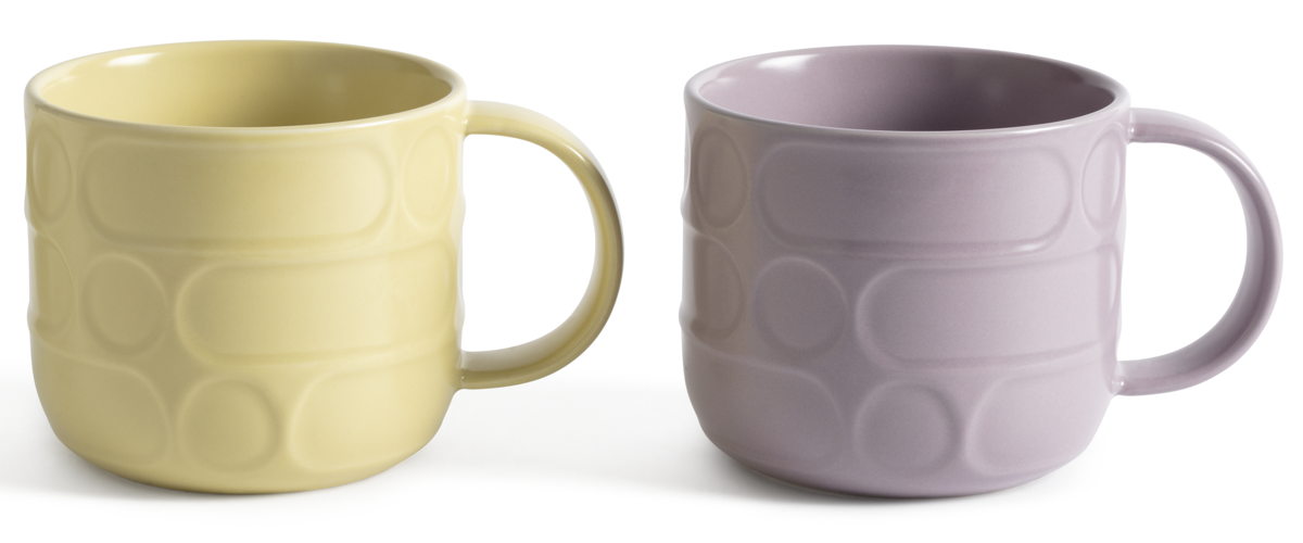 Habitat Debossed Matte Mug Assortment, £4.50