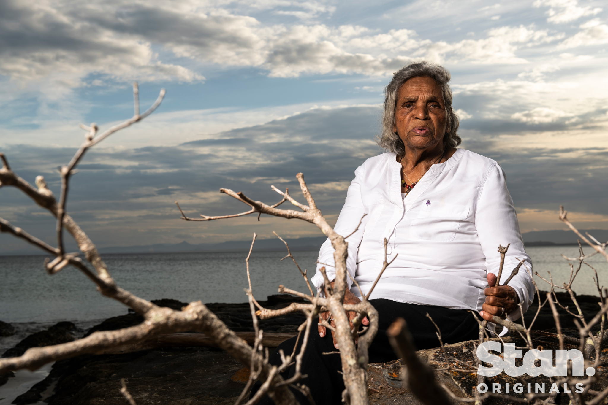 Wreck Bay community elder Aunty Jean Carter McKenzie (photo credit Rhett Wyman -SMH)
