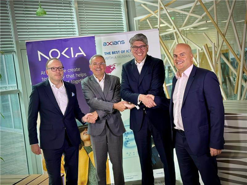 AXIANS ET NOKIA ACCÉLÈRENT LEUR PARTENARIAT STRATÉGIQUE POUR RENFORCER LES INFRASTRUCTURES DE COMMUNICATION DANS LA RÉGION EMEA