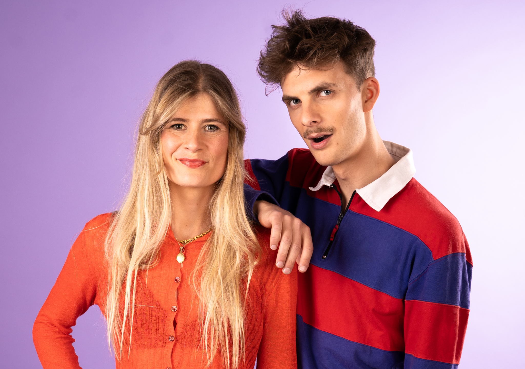 Eva De Roo en Dries Lenaerts staan vanaf september op met de luisteraars van Studio Brussel
