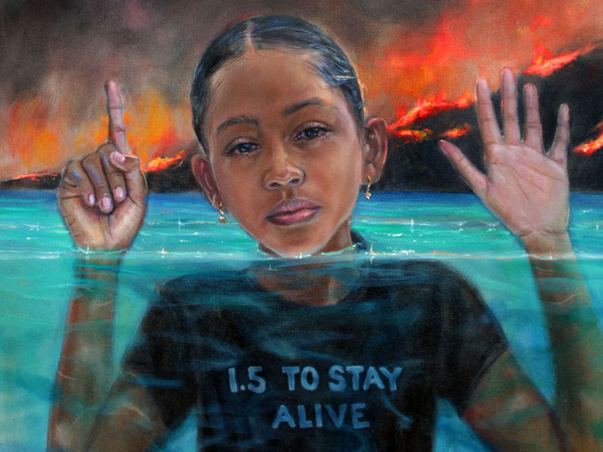 New iconic painting to support global climate justice campaign