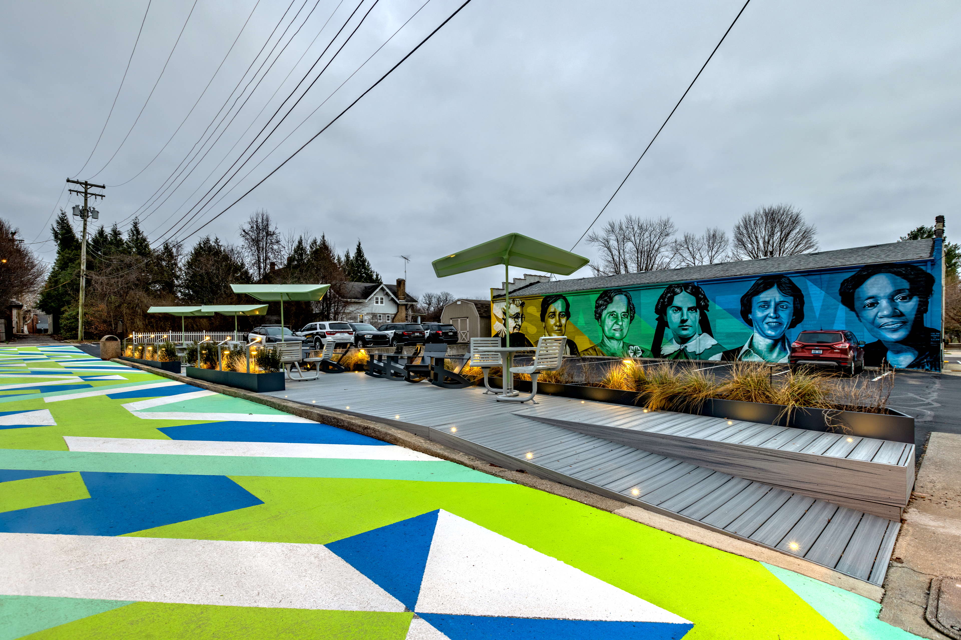 LAA Office Designs Heritage Park, a New Pocket Park in Salem, Indiana
