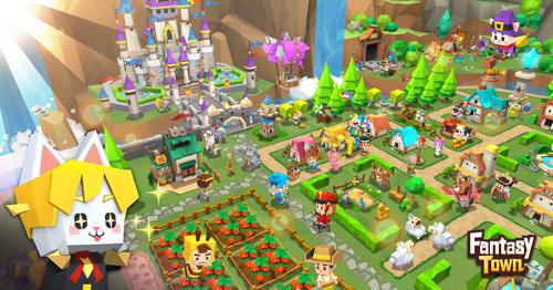 Fantasy Town lädt Handy-Spieler ein, am 18. Juli ihr eigenes Königreich zu regieren