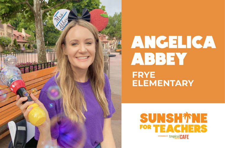 Tropical Smoothie Cafe has announced Angelica Abbey at Frye Elementary School as a finalist in the Sunshine for Teachers contest. They were selected from thousands of consumer nominations and parents, teachers, families and the community can now vote for them until midnight ET on May 9, 2025 at www.SunshineforTeachers.com. One Grand Prize winner receives a $10,000 summer getaway and free smoothies for a year, and their school wins $1,000 and a schoolwide smoothie party. 