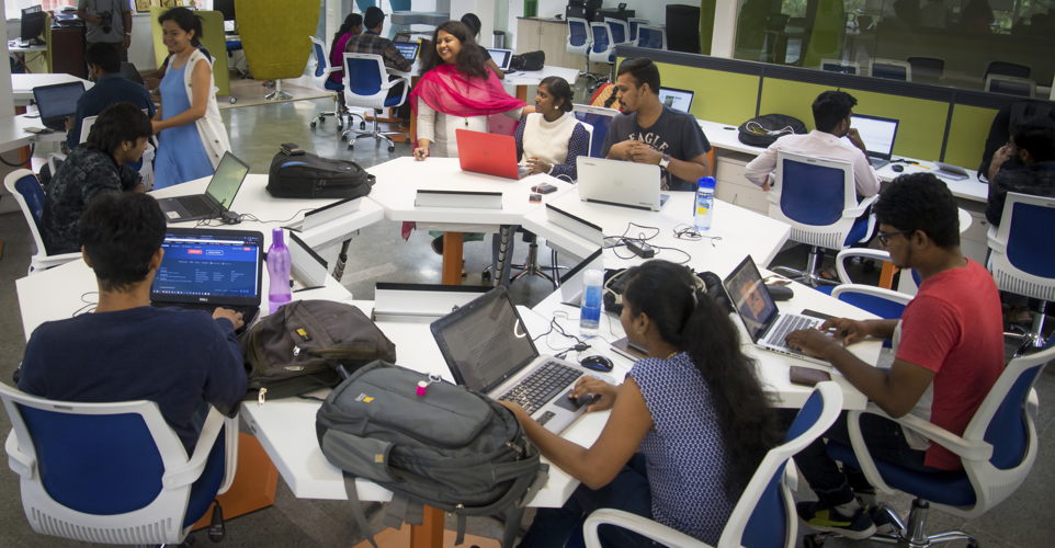 Mentoring the students and in ICRISAT-IHUB