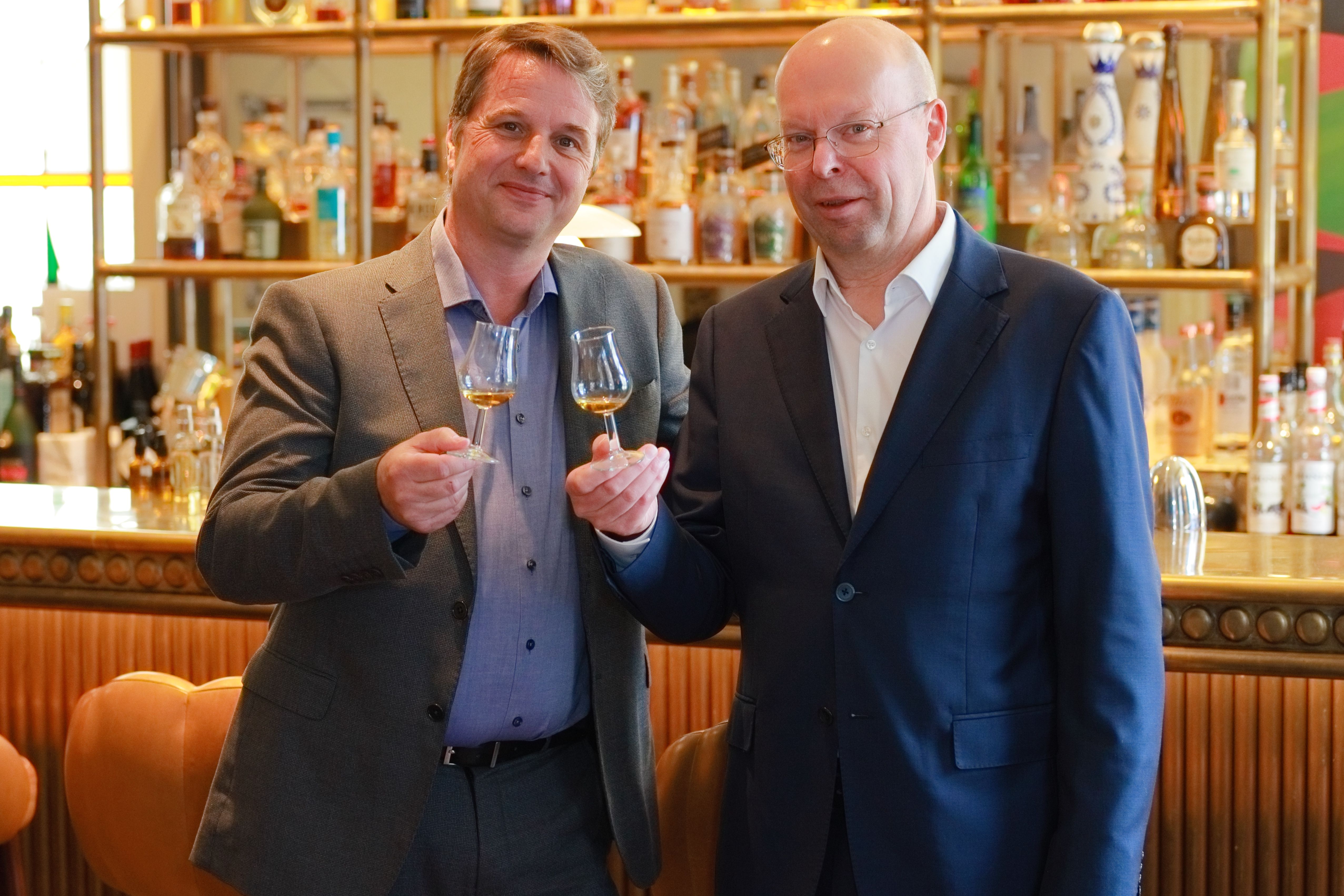 Dutch Master Distiller Patrick Van Zuidam and Belgian Master-Distiller Etienne Bouillon