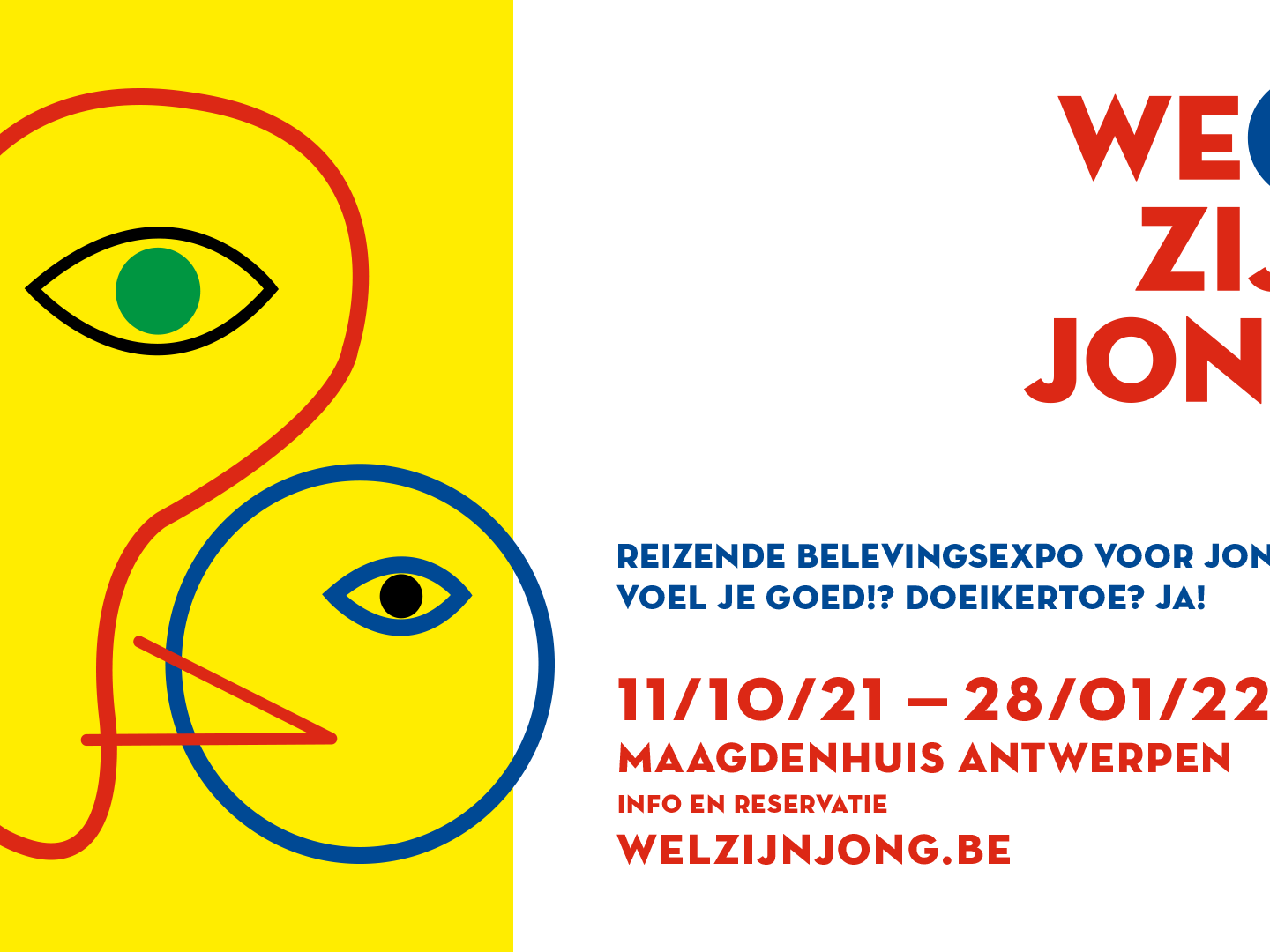 Belevingsexpo voor jongeren - WE(L) ZIJN JONG! vanaf 11 oktober