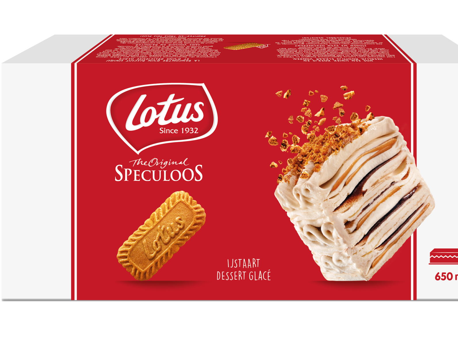 Fondez pour le nouveau gâteau glacé Speculoos Lotus