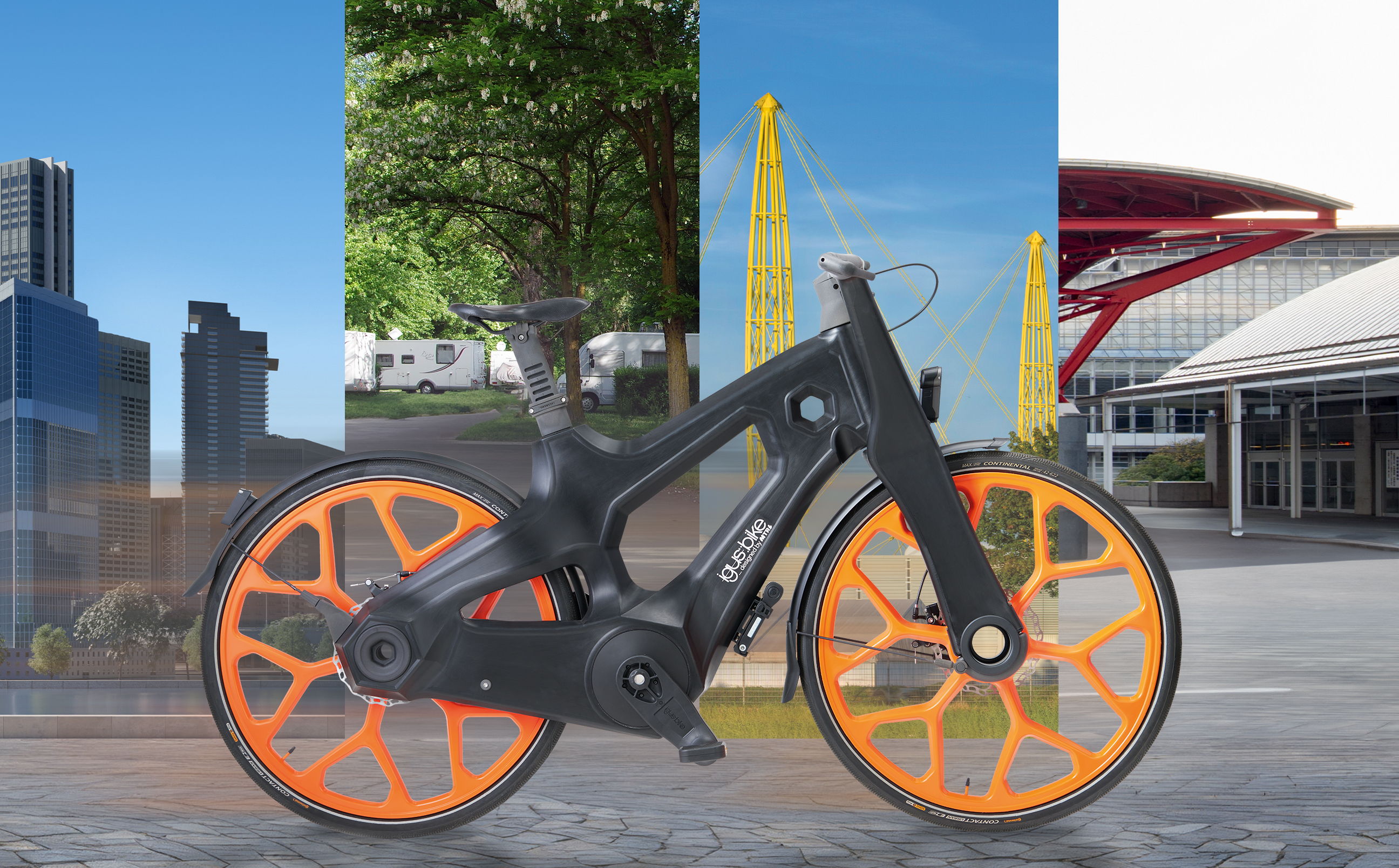 De eerste nieuwe igus fietsen gaan nu de weg op en zullen niet alleen in steden te zien zijn, maar ook als hotelfiets, op campings of op vakbeurzen. (Bron: igus B.V.)