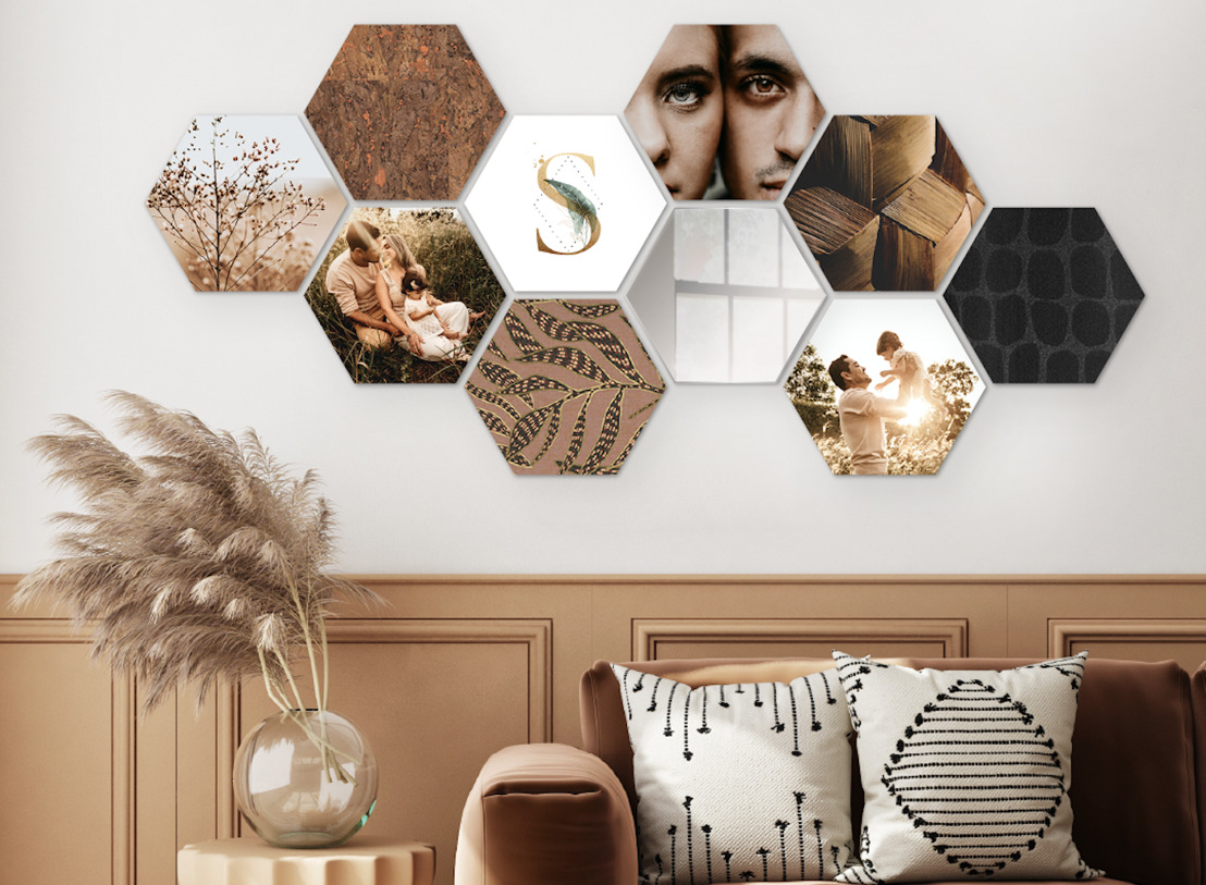 Mix je mooiste foto's met behangpapier tot een persoonlijke wandcollage