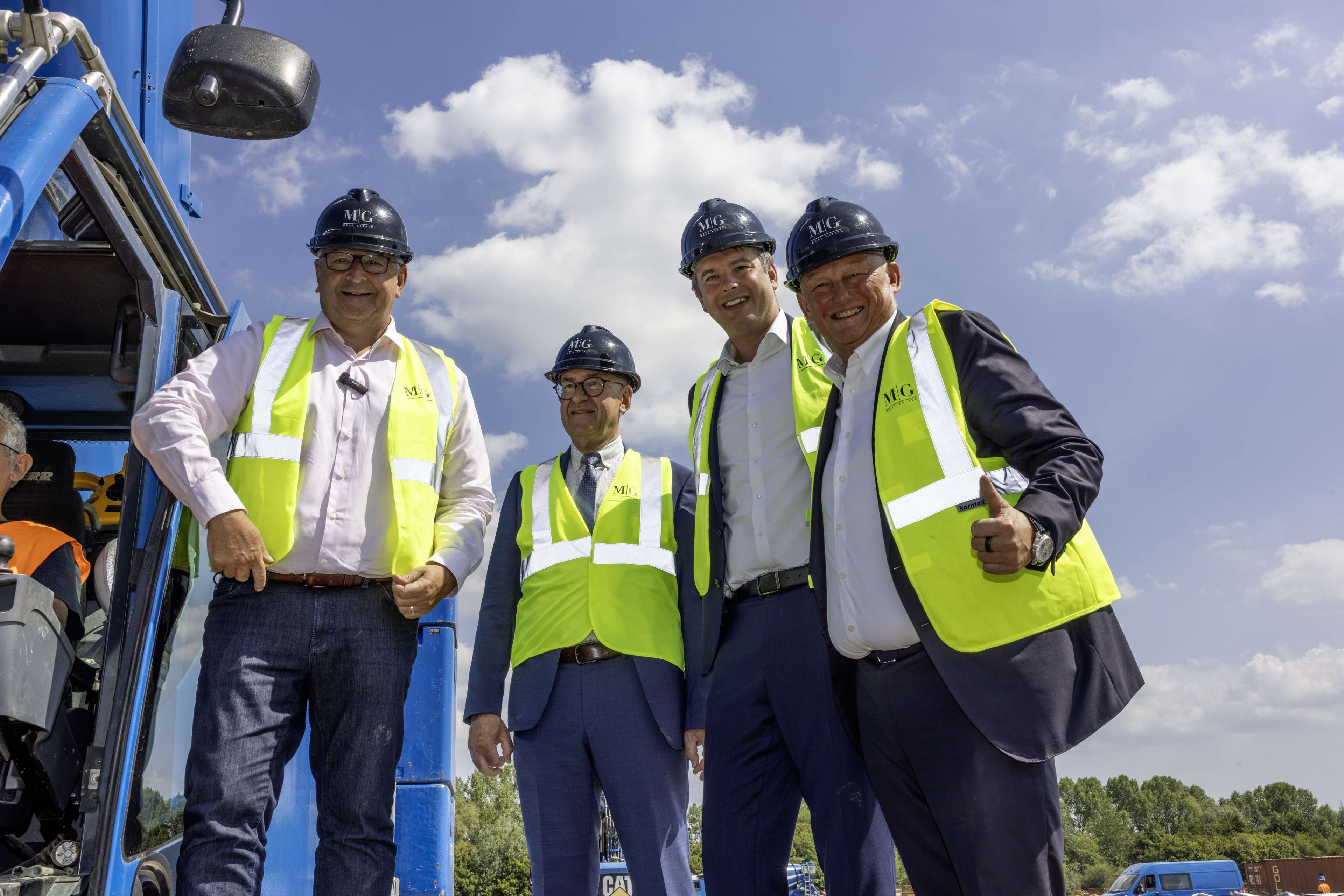 MG Real Estate zet eerste kolom van Vodafone's pan-Europese logistieke hub in Luxemburg