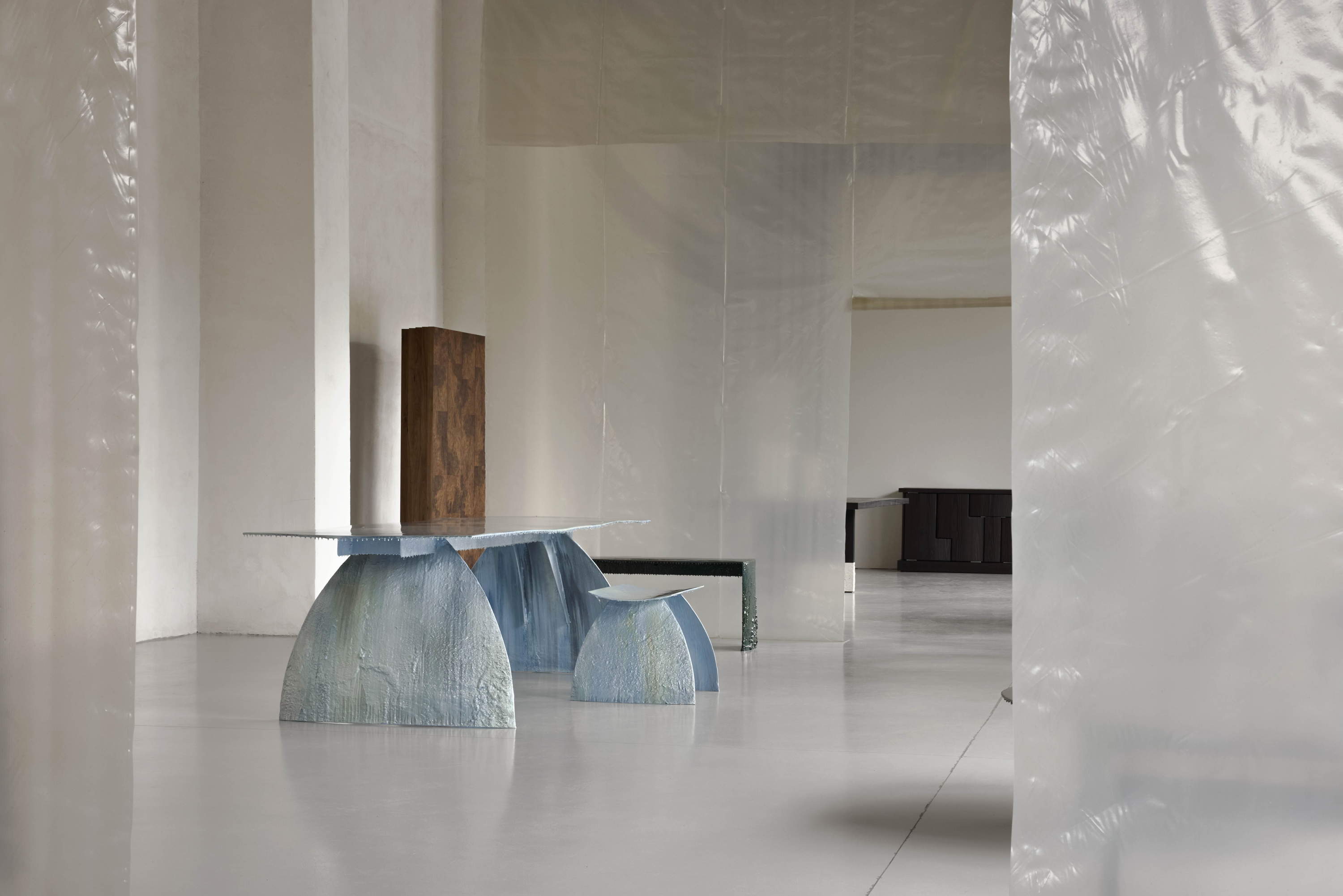 Belgian designers Middernacht & Alexander, Linde Freya Tangelder and Tim Vranken join forces during Salone del Mobile in Milan