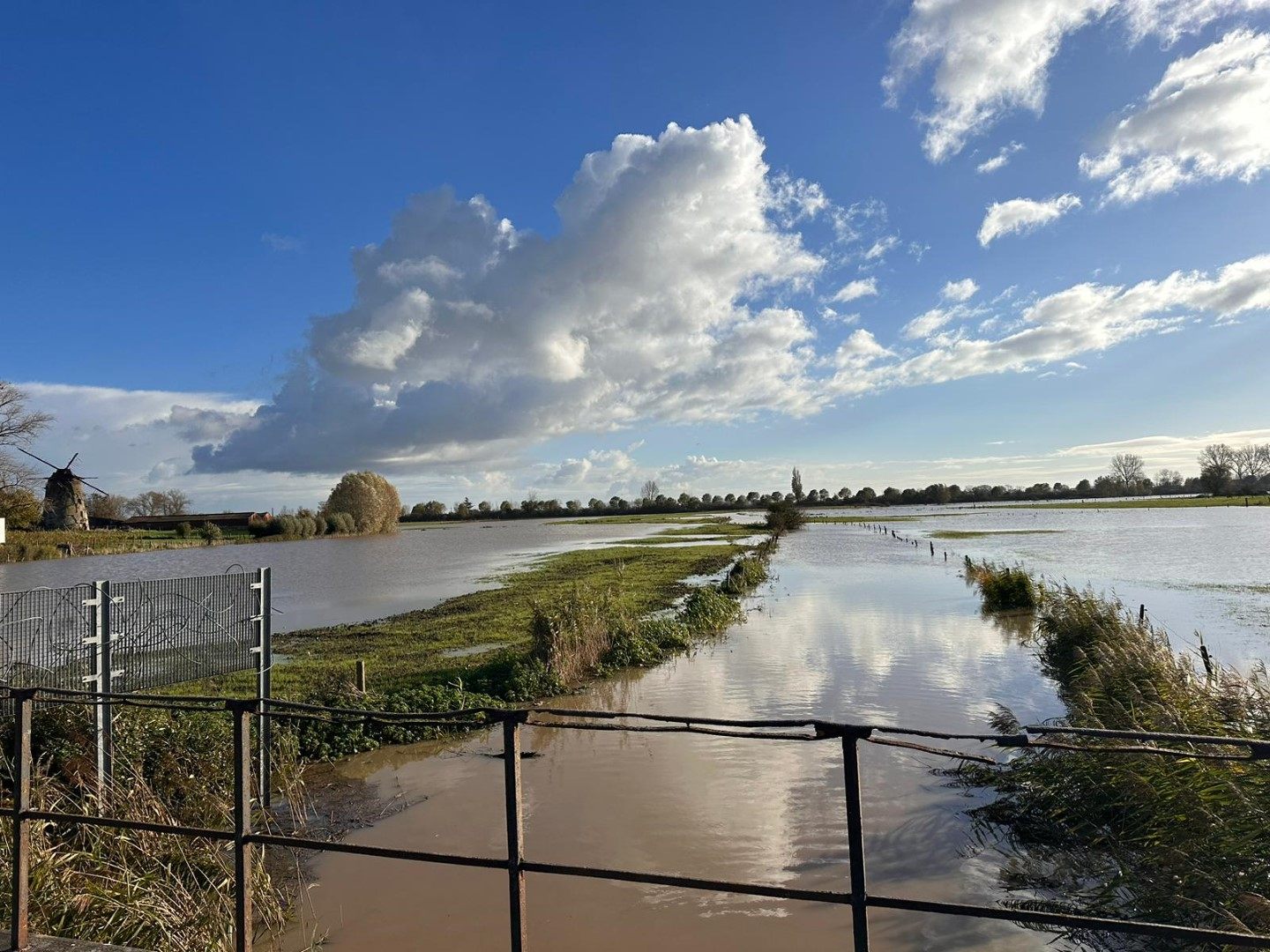 Overstromingen in het Machuitbekken, november 2023 ©VLM