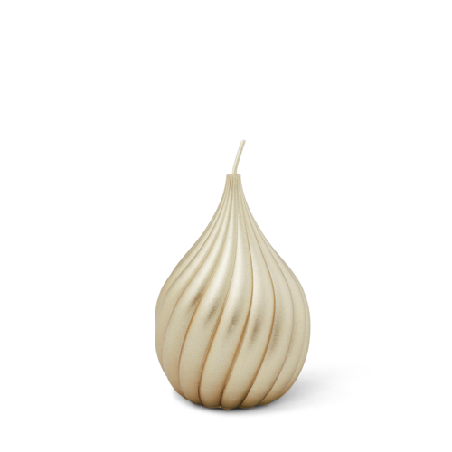 TWIST DROP CANDLE GOLD H11CM €6,95