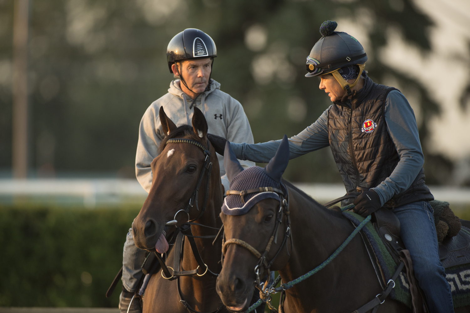 Saccharine training at Woodbine (Michael Burns Photo)