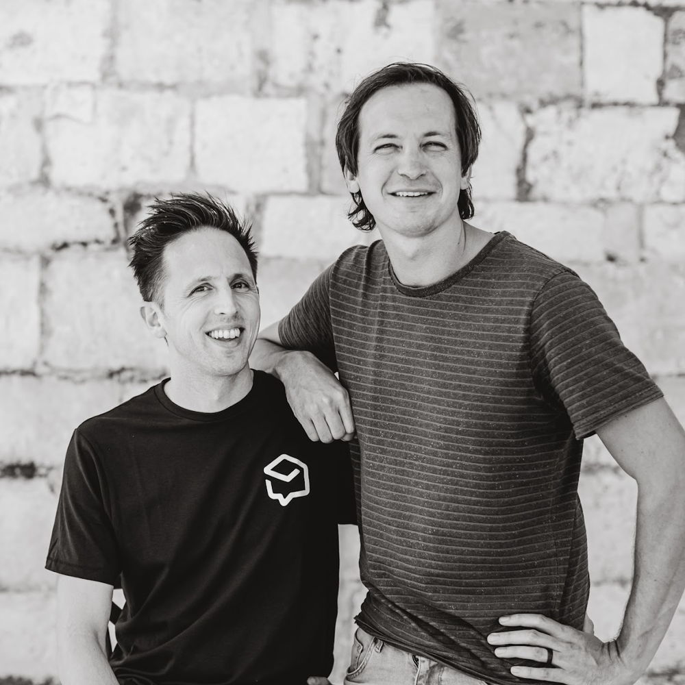Jesse Wynants and Gijs Nelissen, Prezly co-founders