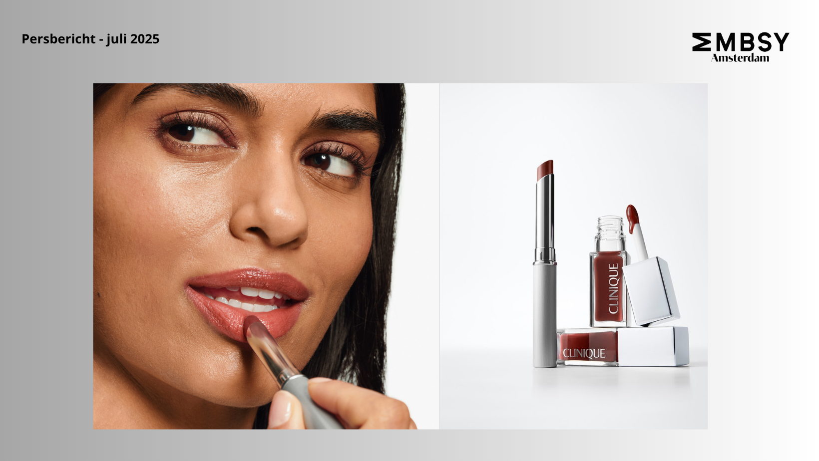 Clinique | Honey goes nude.