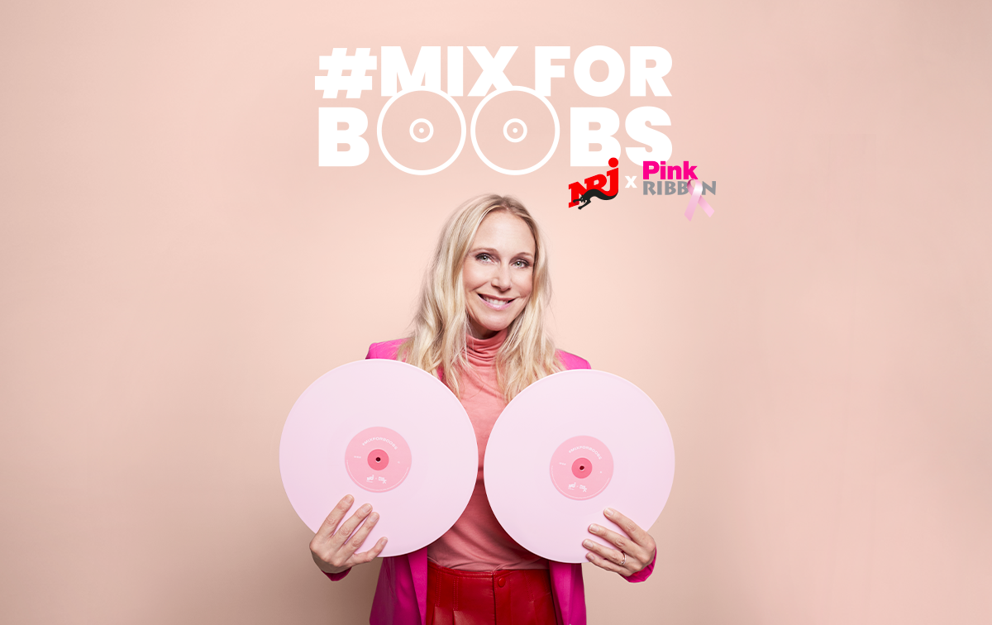#MixForBoobs : Avec NRJ Belgique et Pink Ribbon Belgium, les DJ apprennent aux jeunes femmes les gestes pour détecter le cancer du sein