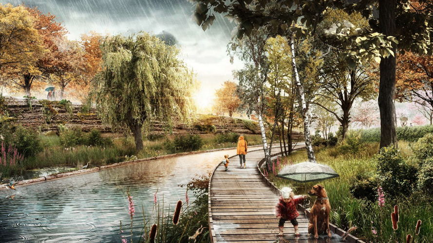 Kloof ©Ontwerpteam Ringpark Het Schijn