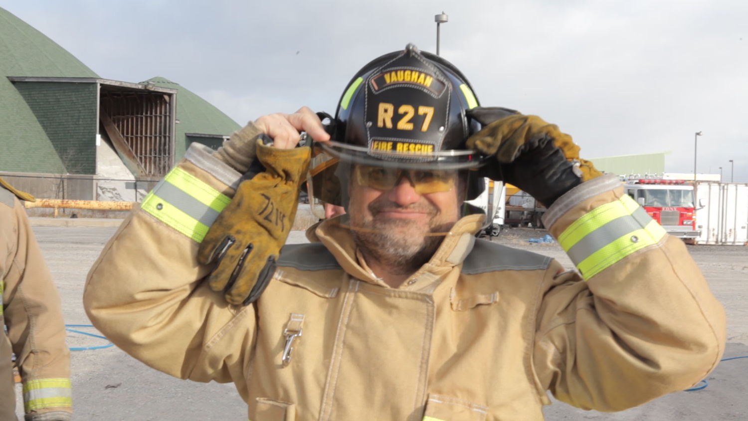 Enrico Colantoni, at Vaughan Fire and Rescue Service. 