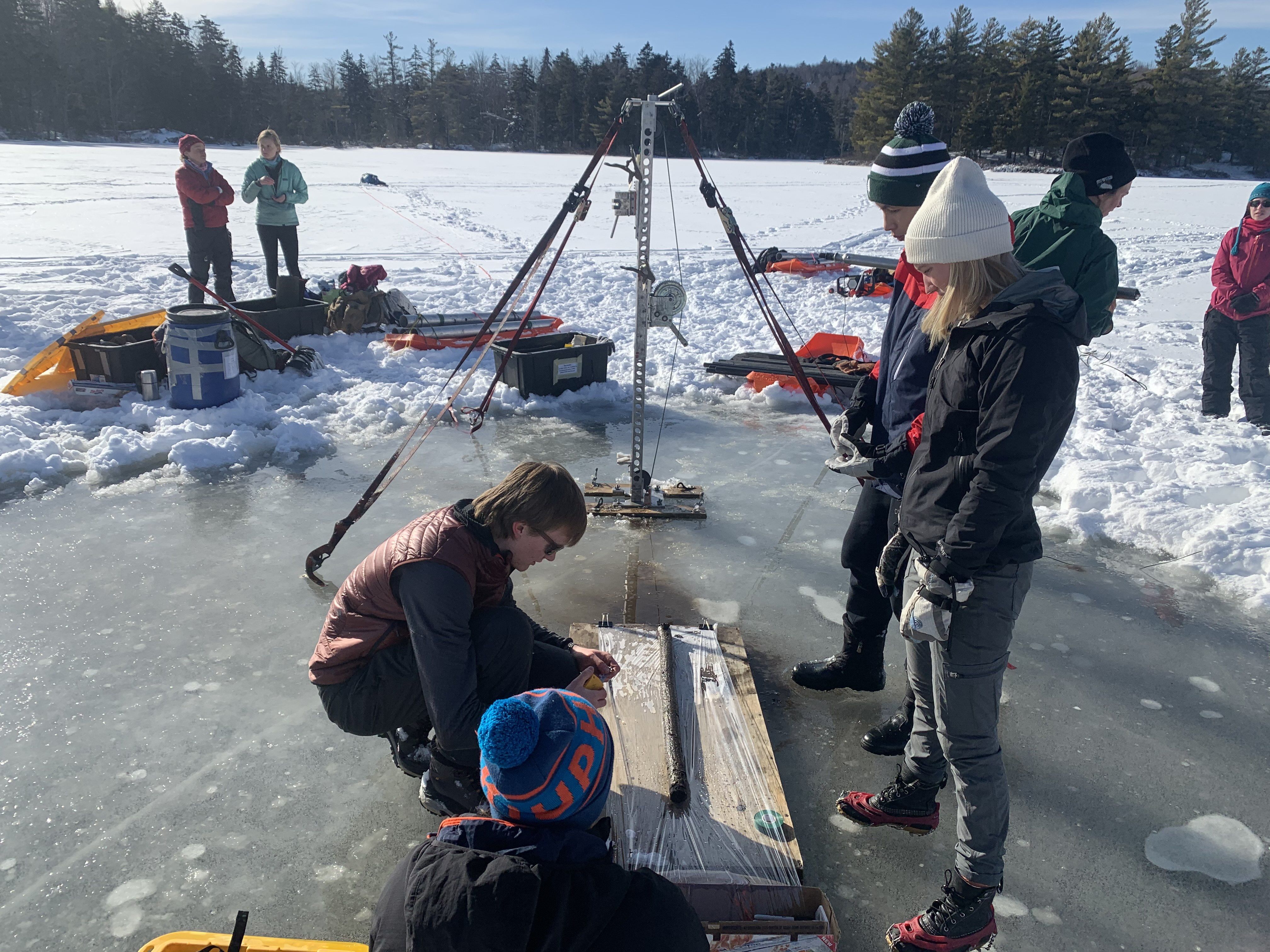 Dartmouth class at Smith Pond, Enfield, NH