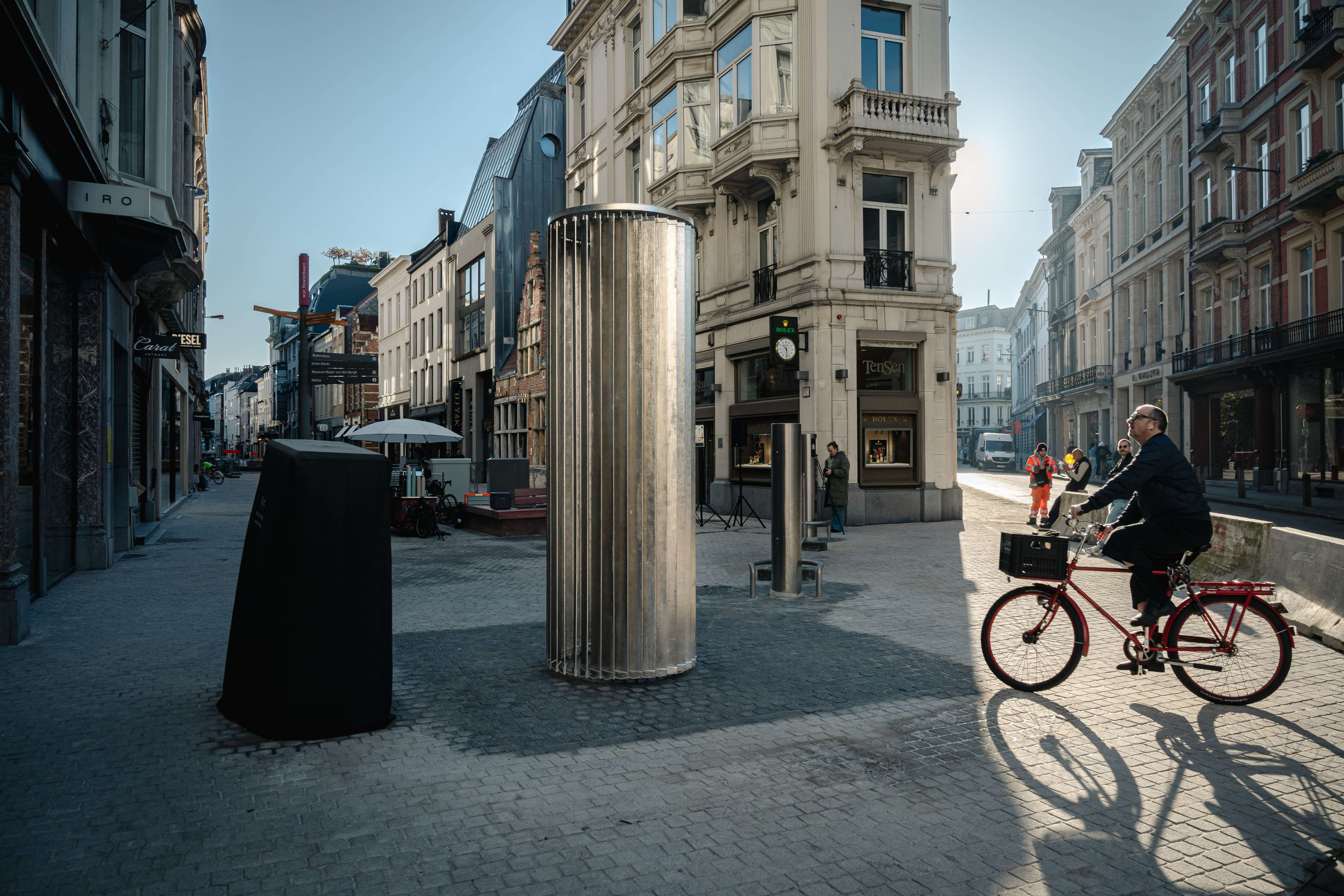 The city of Antwerp is proud to present Blinds, the artwork by Martin Margiela