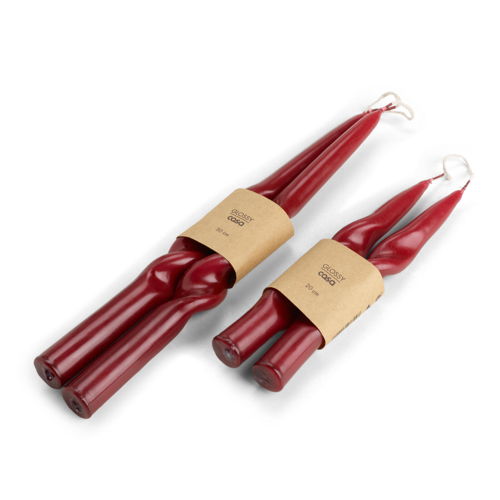 GLOSSY CANDLE S/2 S30 CM MARSALA €5,95