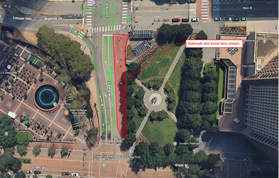 Steel Plaza Shelter Installation to Continue Next Week 