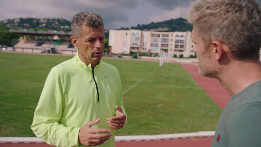 Maarten met Jacques Borlee - (c) VRT / De Mensen