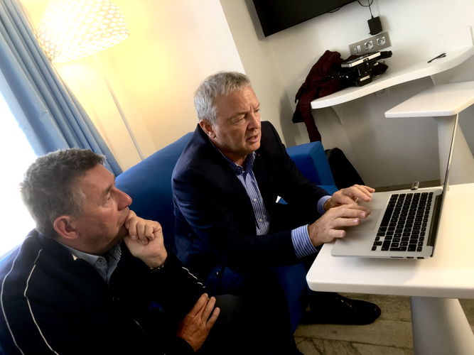 Dominique Anelli en Rudi Vranckx