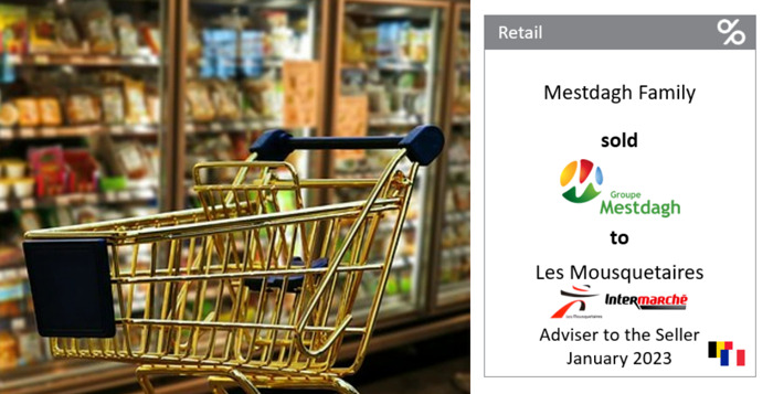 Preview: Degroof Petercam Investment Banking assisted the Mestdagh family in the context of the sale of SA Mestdagh to Les Mousquetaires group (Intermarché banner)