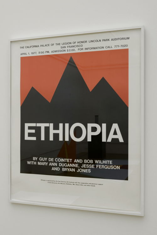 Affiche Ethiopia | Courtesy Centre Pompidou, Paris
Musée national d’art moderne / Centre de création
industrielle , foto (c) Isabelle Arthuis