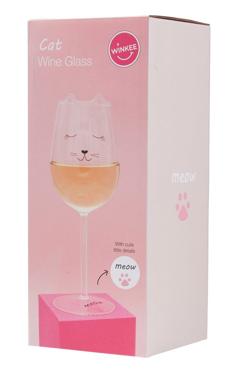 WINKEE_Beker Cat Wine Glass_JUTTU_€19.95