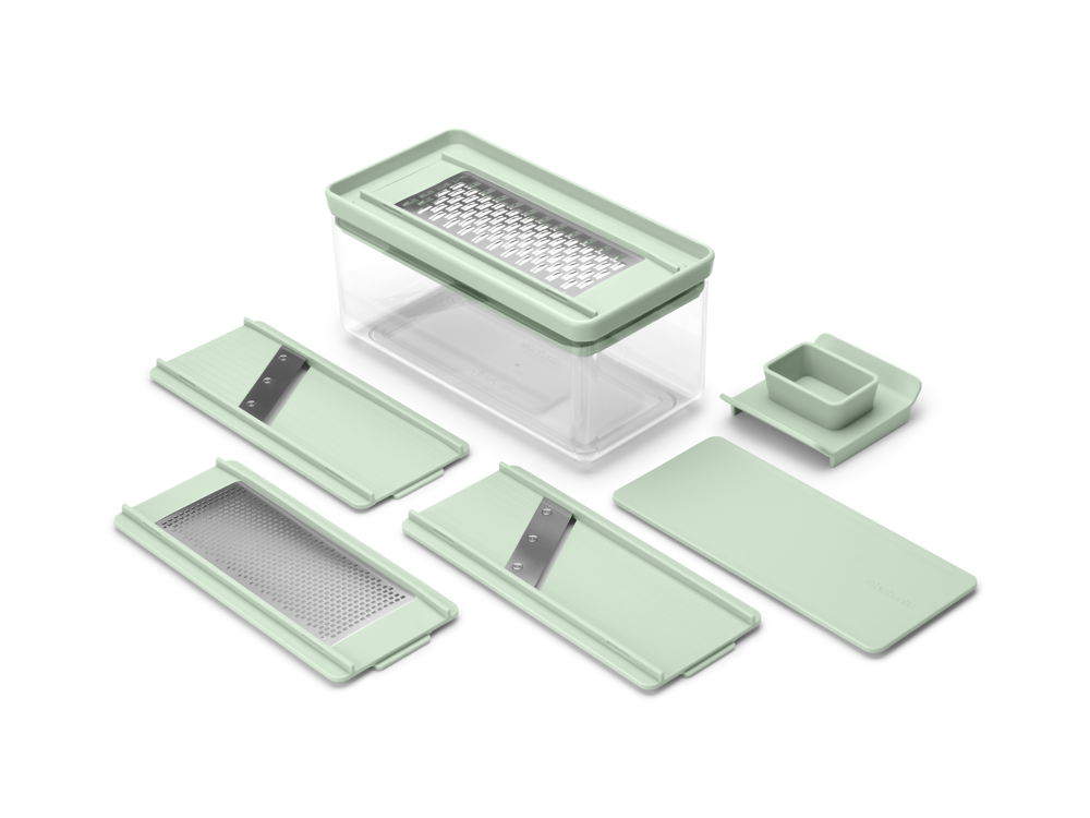 Tasty+ Slicer and Grater Set - Jade Green - 8710755145469 Brabantia_6_NR-41068