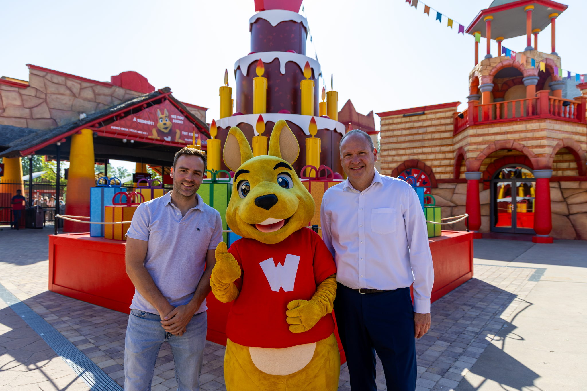 Guillaume Morghen (Walibi & Aqualibi) et Rob Maes (AG)