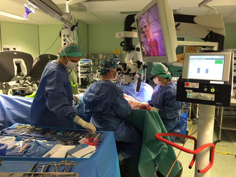 Eerste robotgeassisteerde chirurgie voor chirurgische behandeling van lymfoedeem