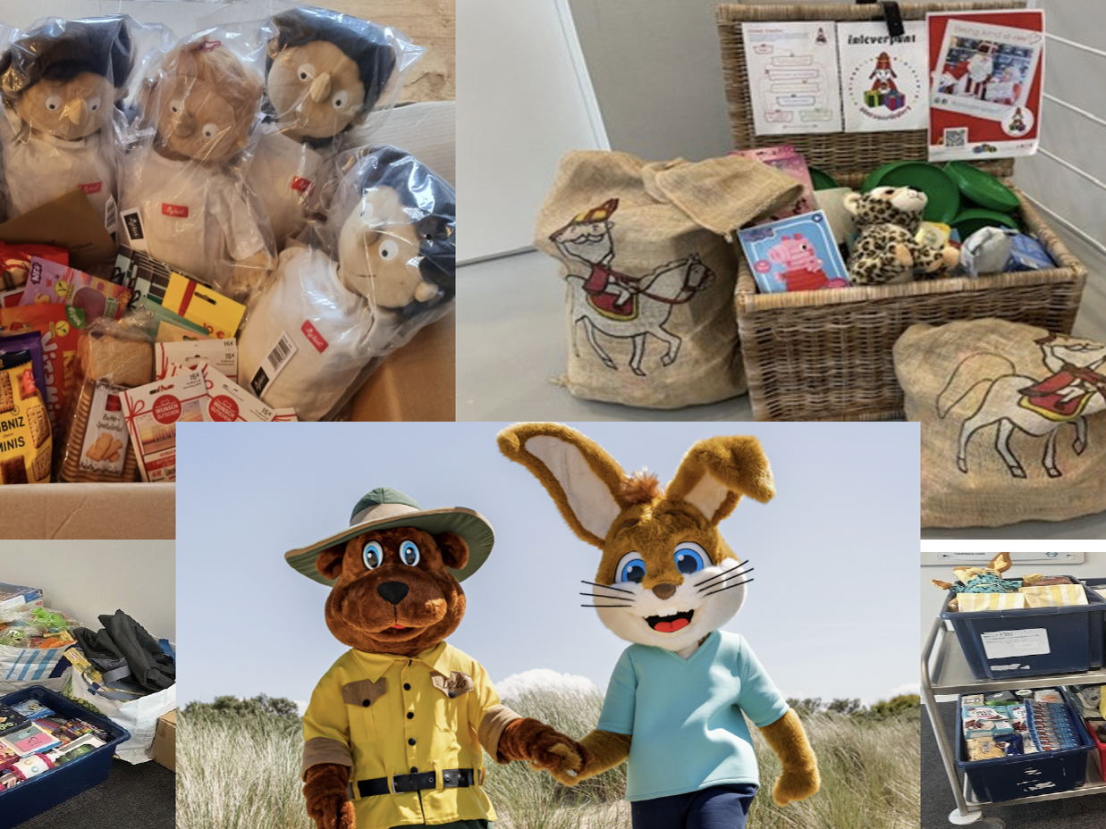 Medewerkers Roompot en Landal GreenParks organiseerden inzamelingsacties voor de feestdagen