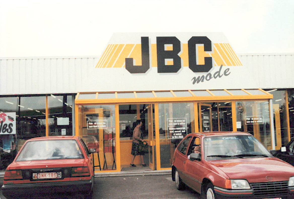 Image d'archive du design de magasin JBC Image d'archive du design de magasin JBC