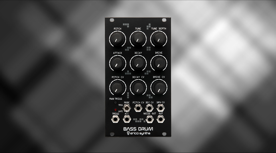 Erica Synths Unveils Bass Drum 2 Eurorack Module