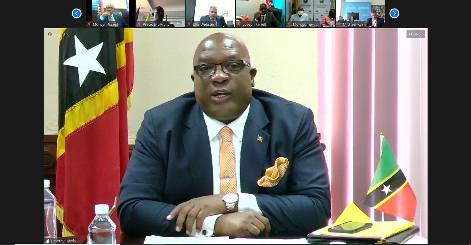 Dr. Hon. Timothy Harris, 
Prime Minister of Saint Kitts and Nevis