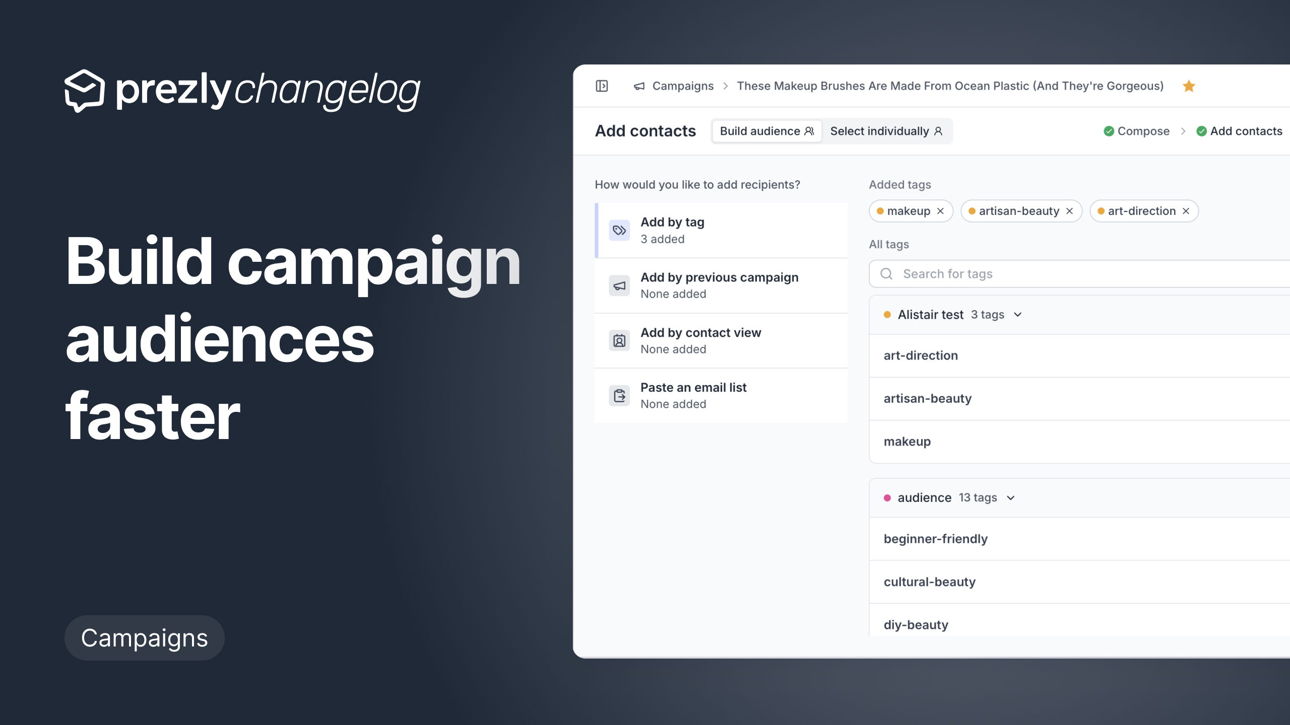 Build Audience is now out of beta