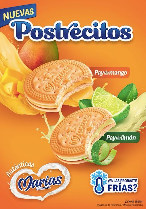 Marias Gamesa® Postrecitos el nuevo lanzamiento que se integra al portafolio de Marias Gamesa®  